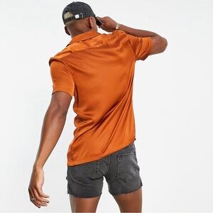 ASOS Copper Silk Shirt